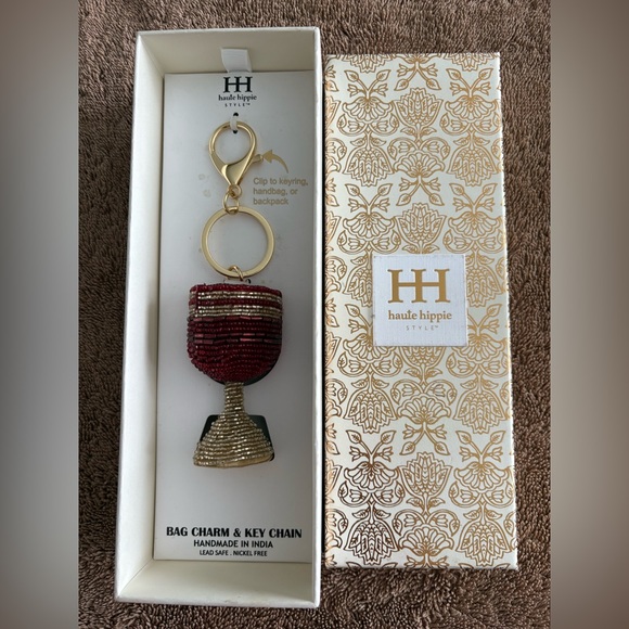 Haute Hippie Accessories - Haute Hippie Wine Bag Charm & Key Chain